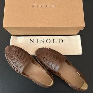 NEW Nisolo Men’s Hurrache show in size 11.5 in Brown
